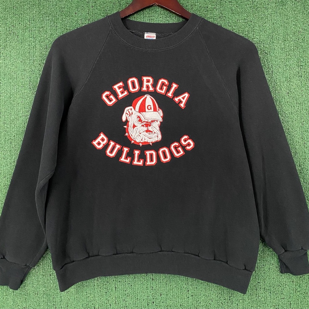 VTG 90’s University of Georgia Bulldogs Sweatshirt Women’s Size Medium USA Made - Picture 1 of 7
